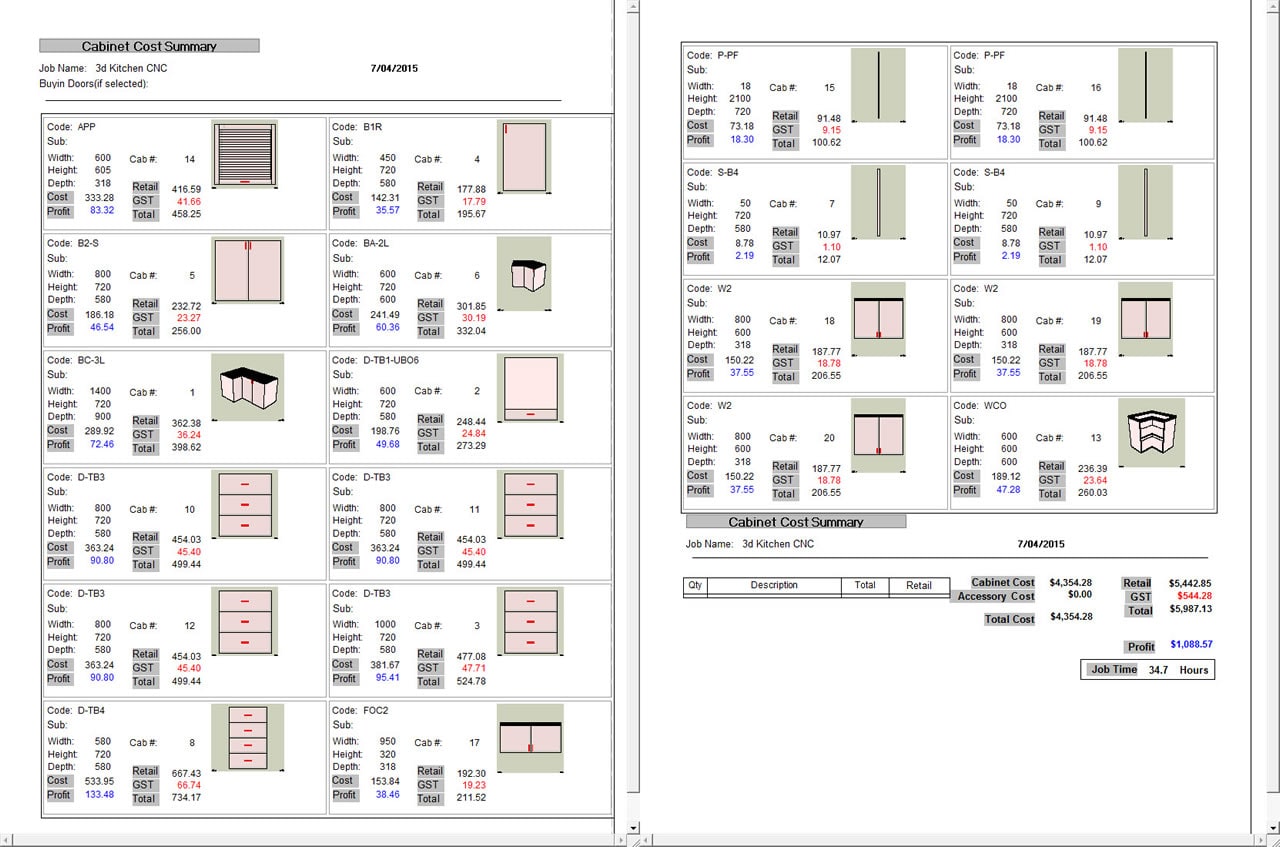 Free Kitchen Cut List Software Matttroy
